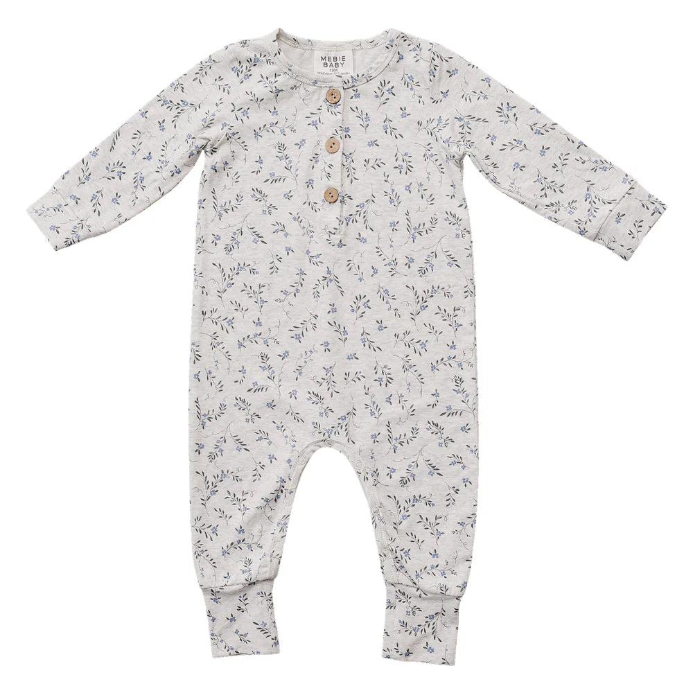 Blue Vine Romper