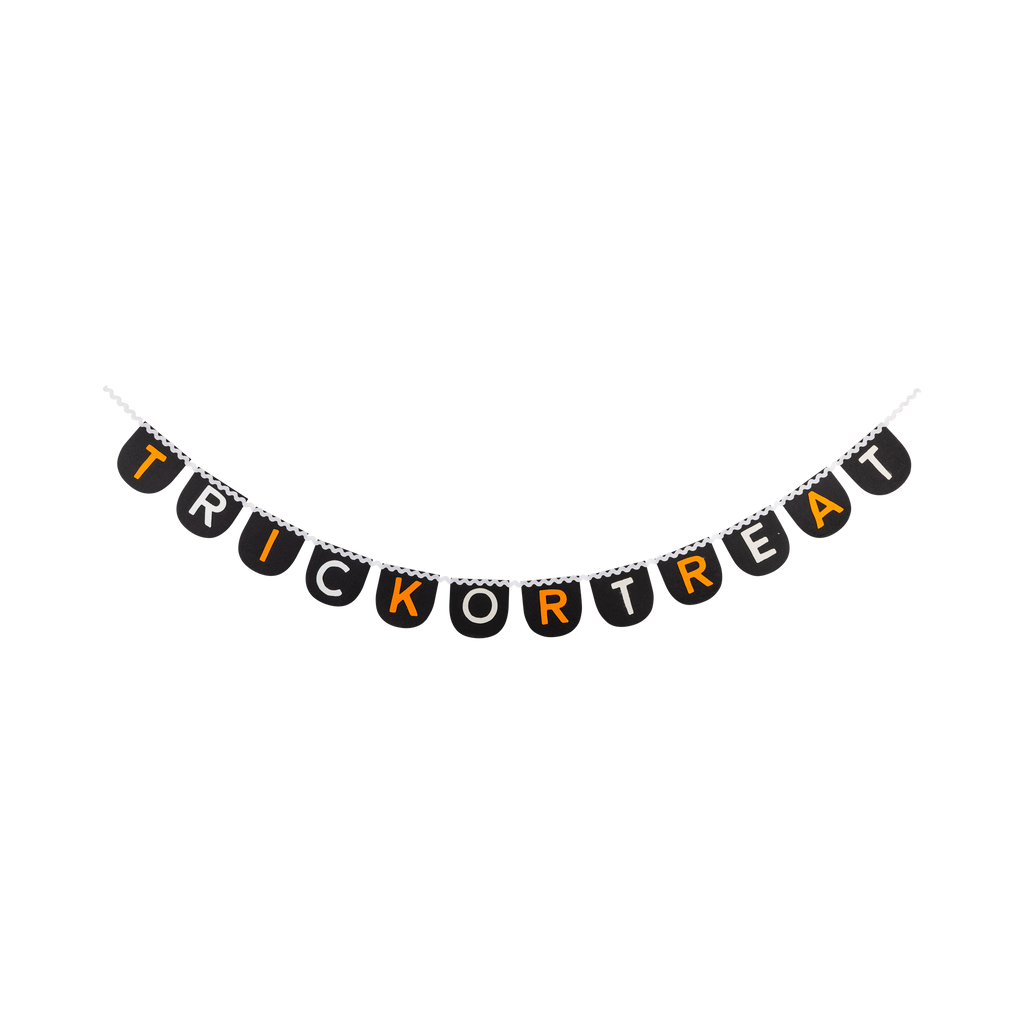 Trick or Treat Felt Banner