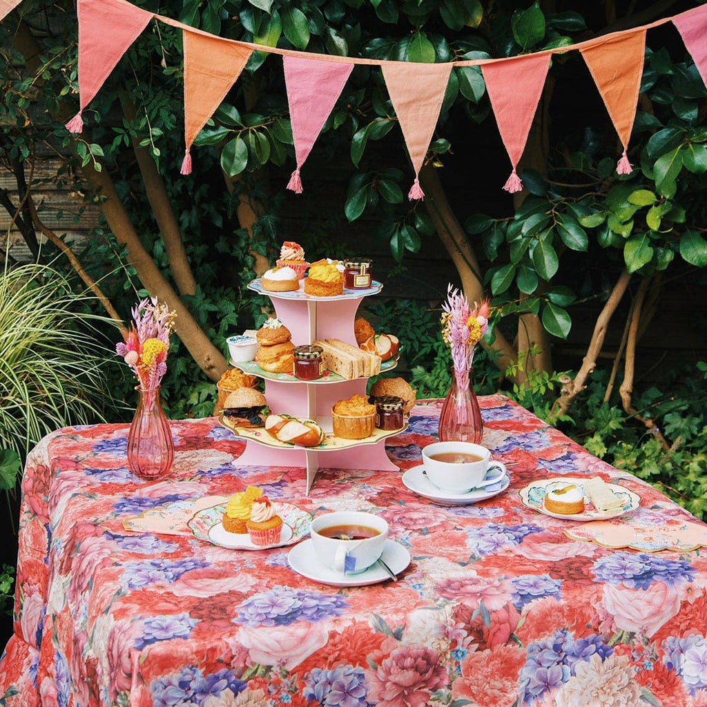 Pink Fabric Bunting
