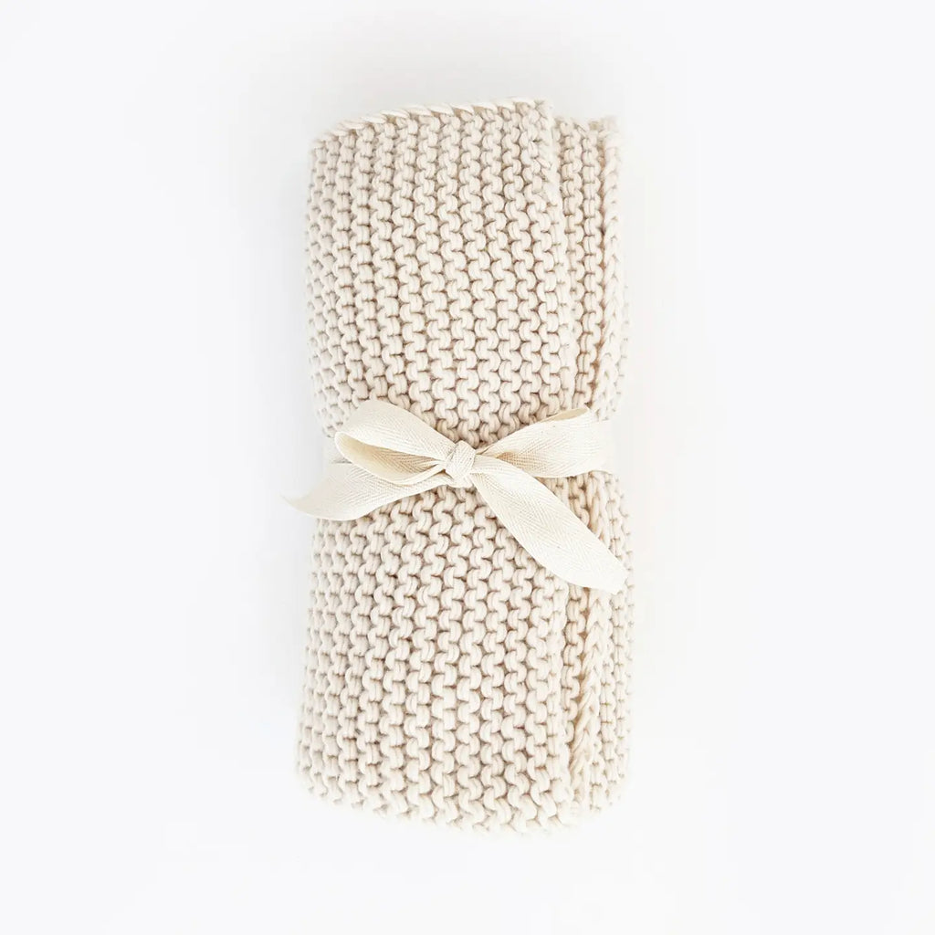 Garter Stitch Knit Baby Blanket