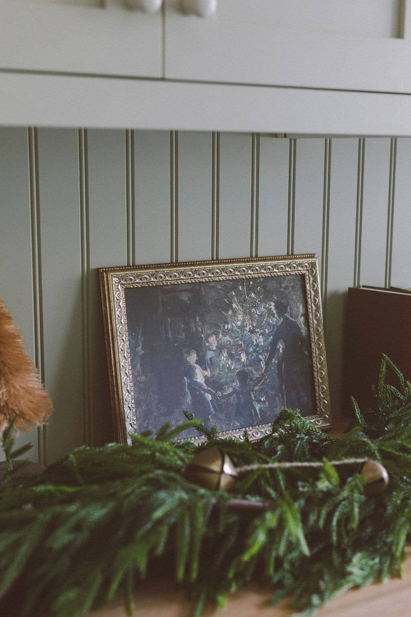 Gather Around the Tree Framed Antique Art