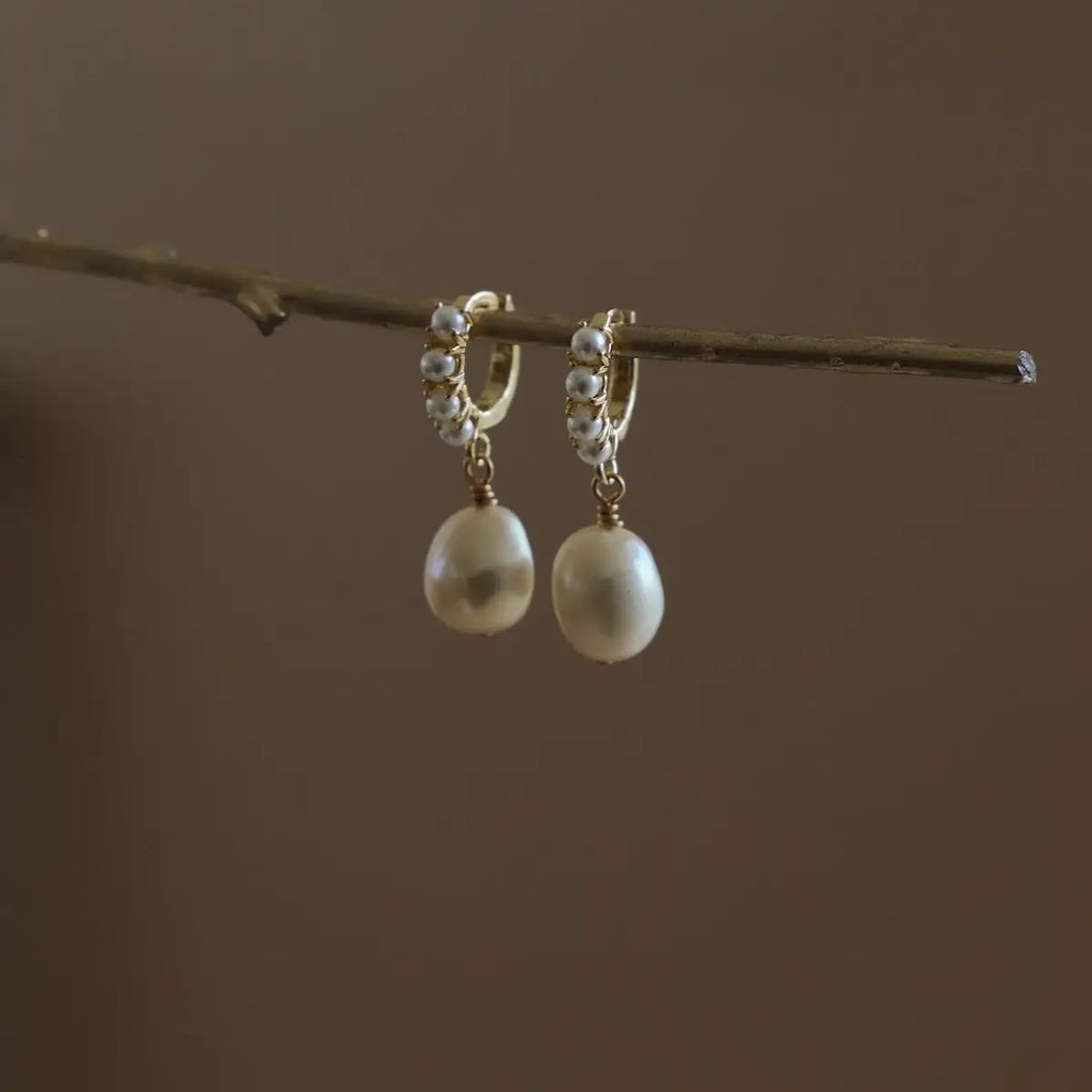 Marlowe Pearl Drop Earrings