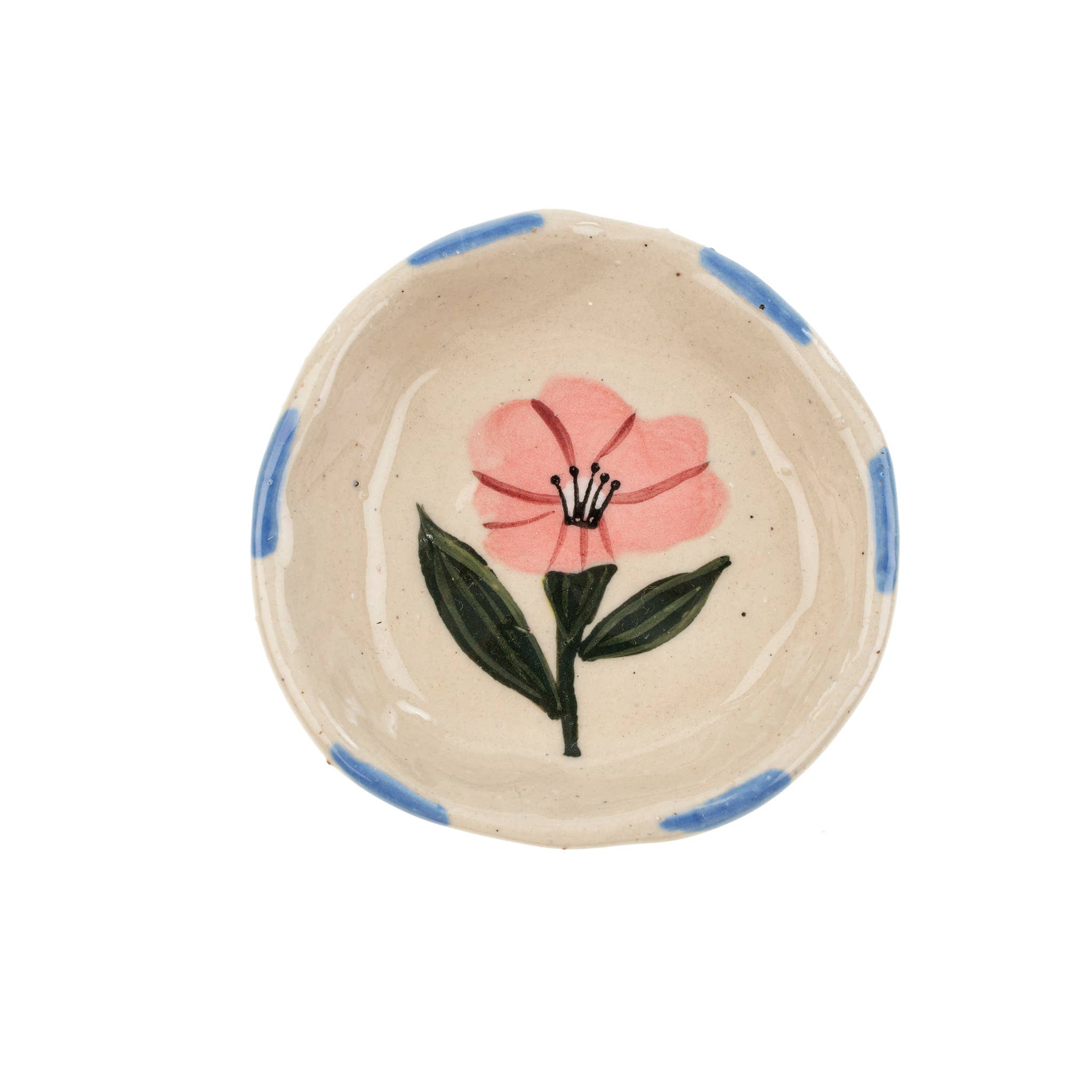 Rose Flora Pottery Mini Dish