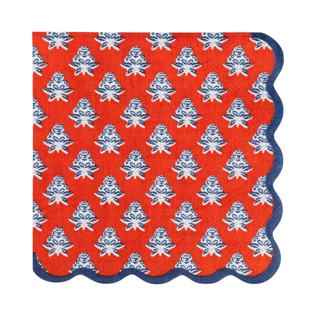 Floral Paper Cocktail Napkins