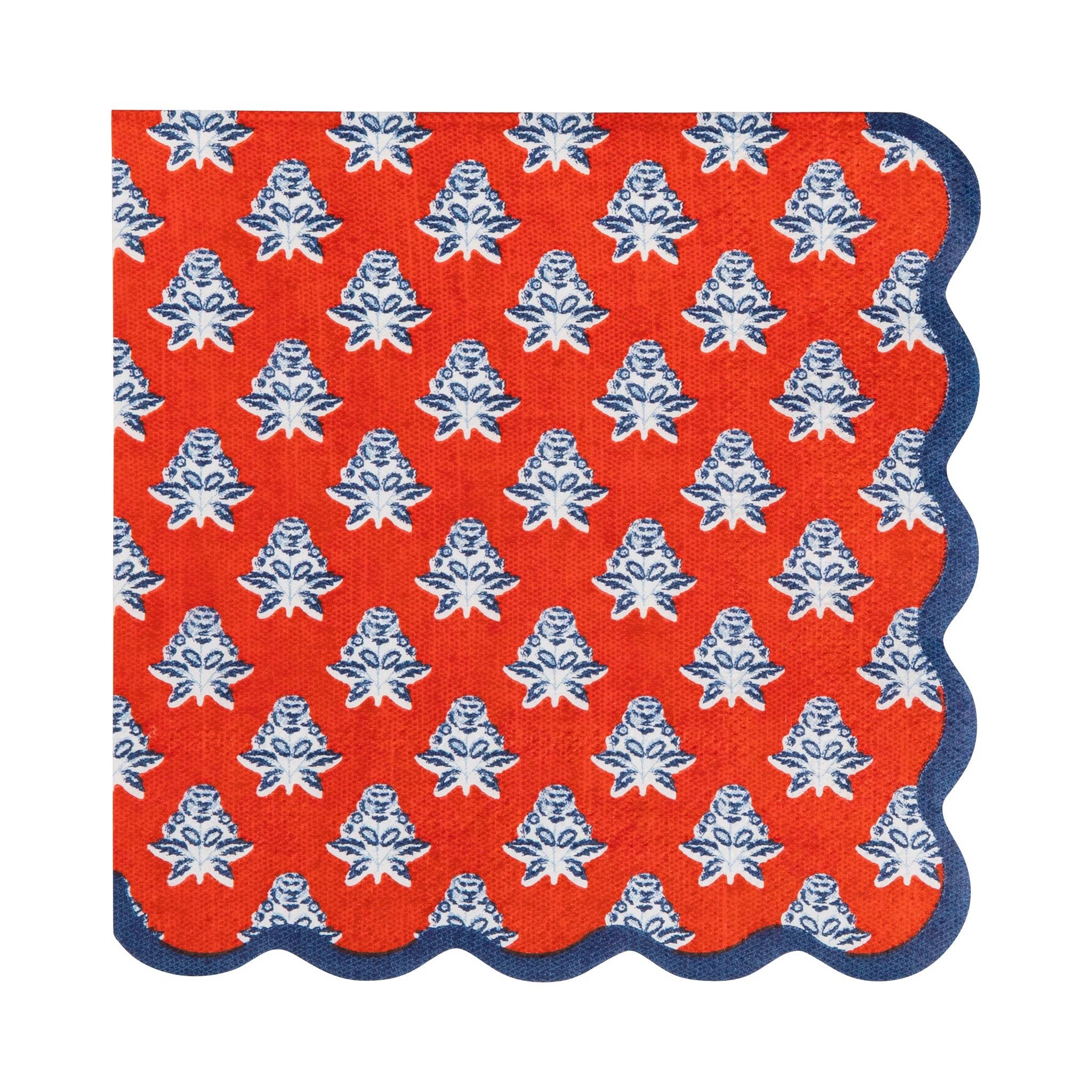 Floral Paper Cocktail Napkins