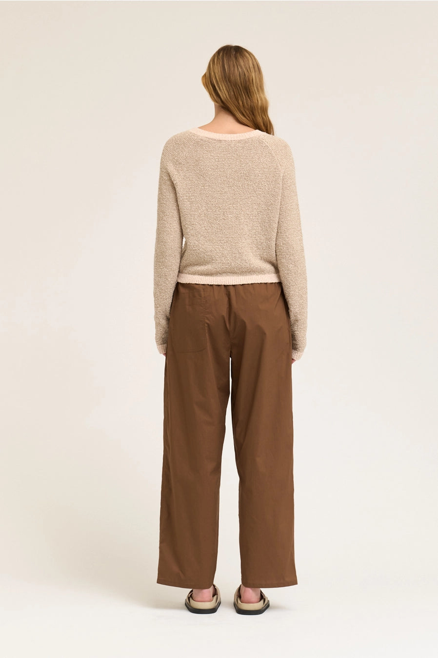 Poplin Cotton Loose Fit Pants