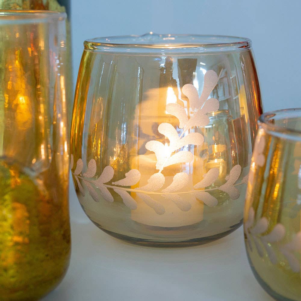 Elodie Etched Votive