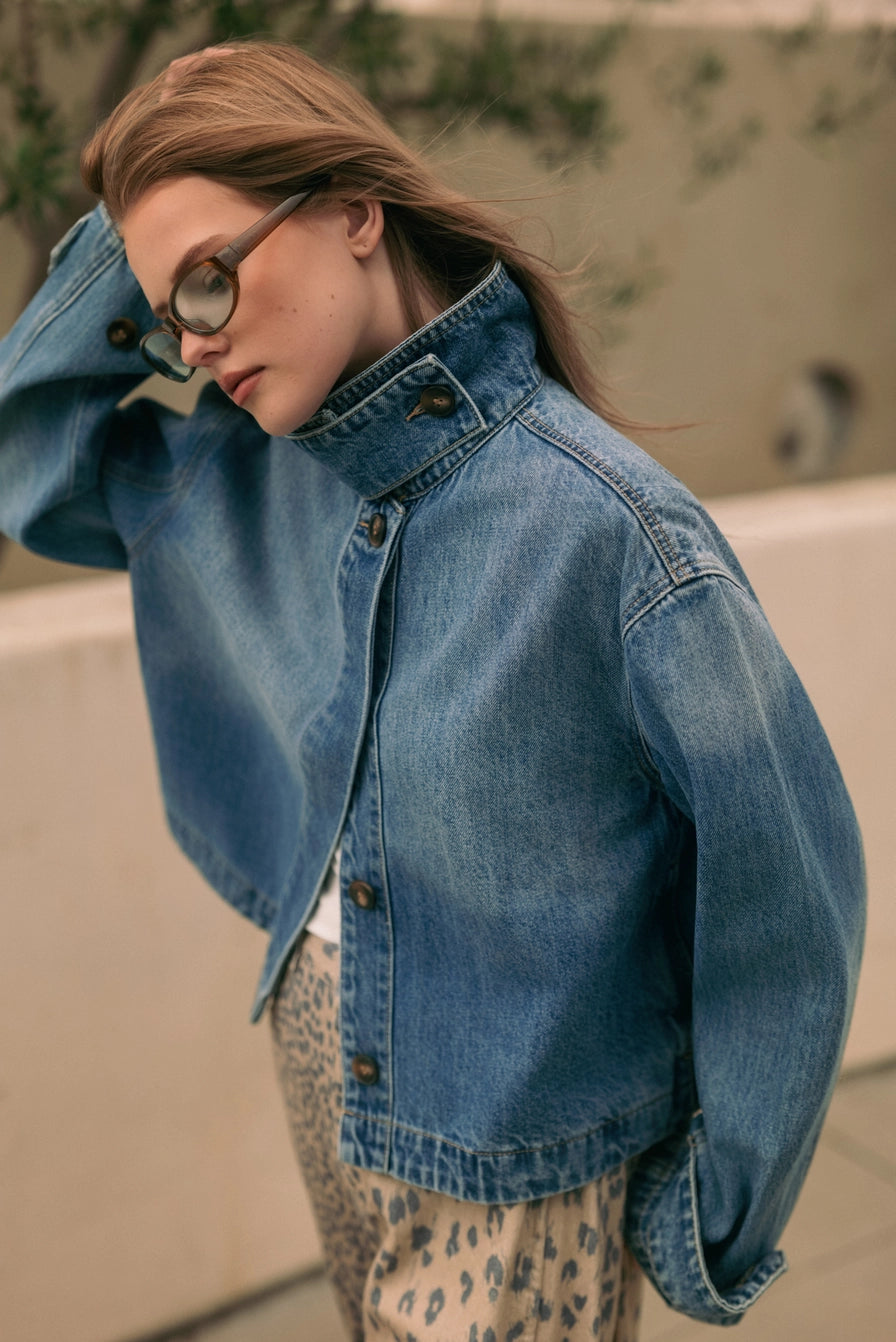 Shirt Styled Denim Jacket