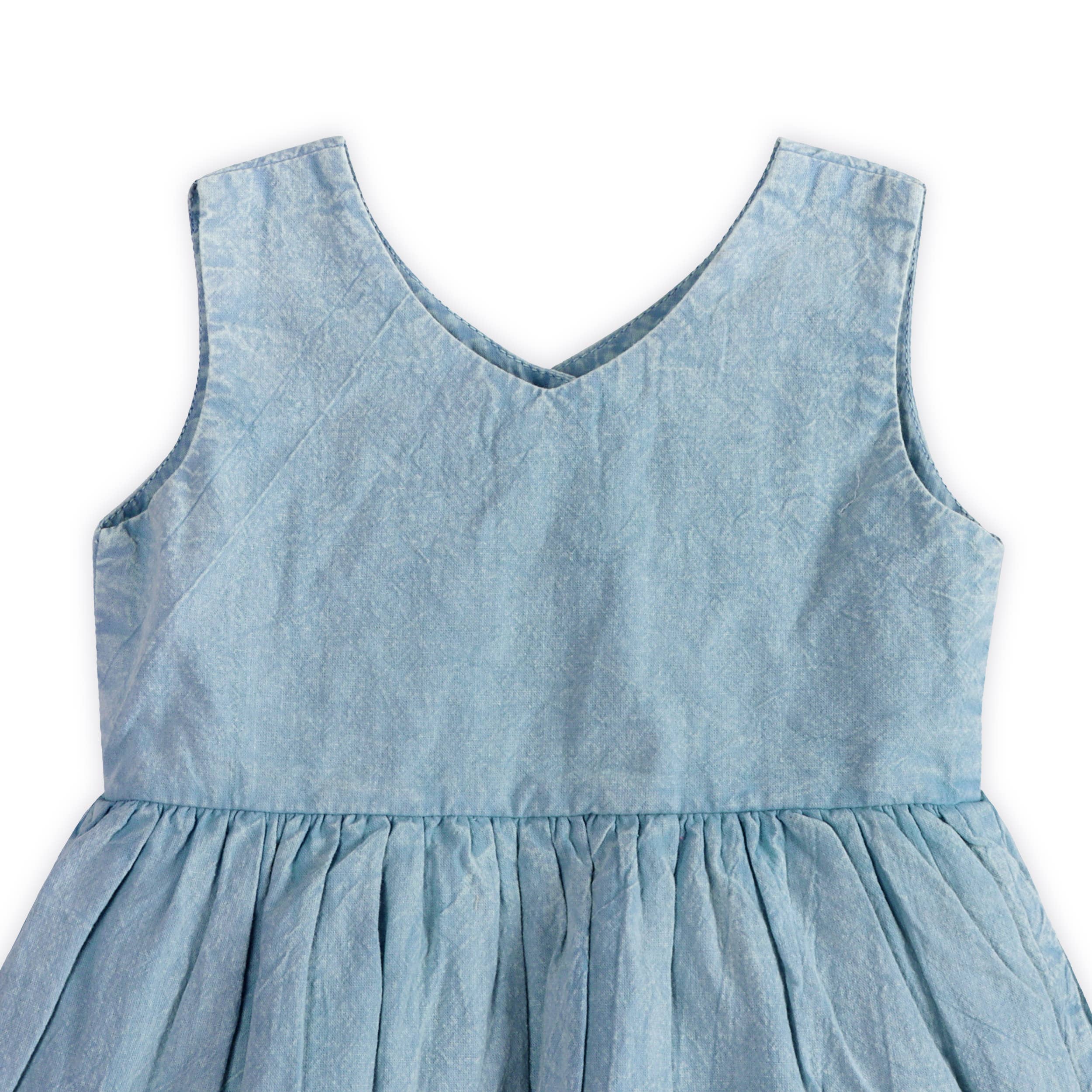 River Baby Dress + Bloomer Set