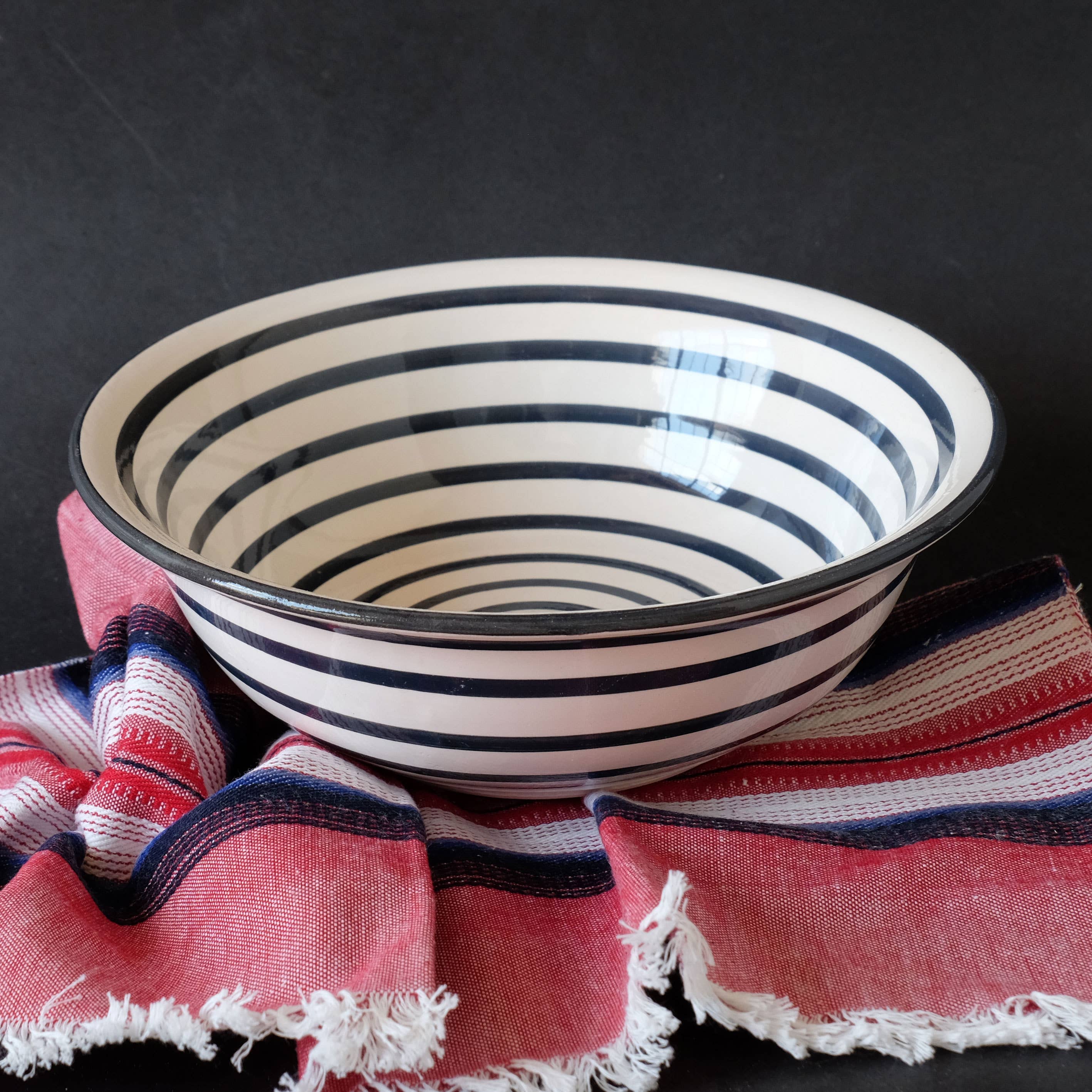 Black Stripe Bowl