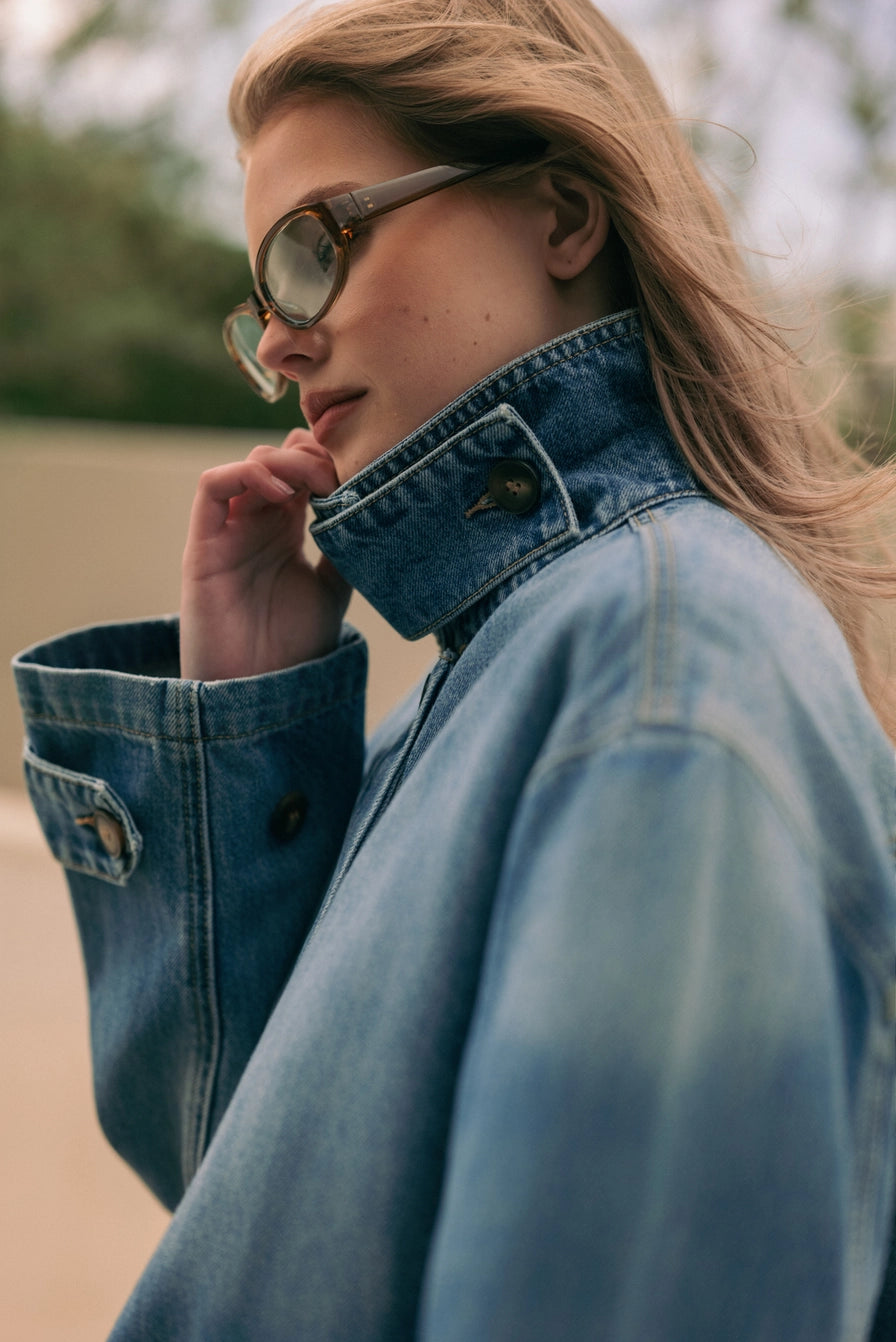 Shirt Styled Denim Jacket