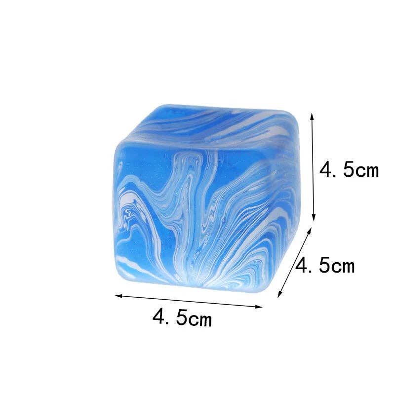 Marble Ice Cube Squishy Stress Relief Toy