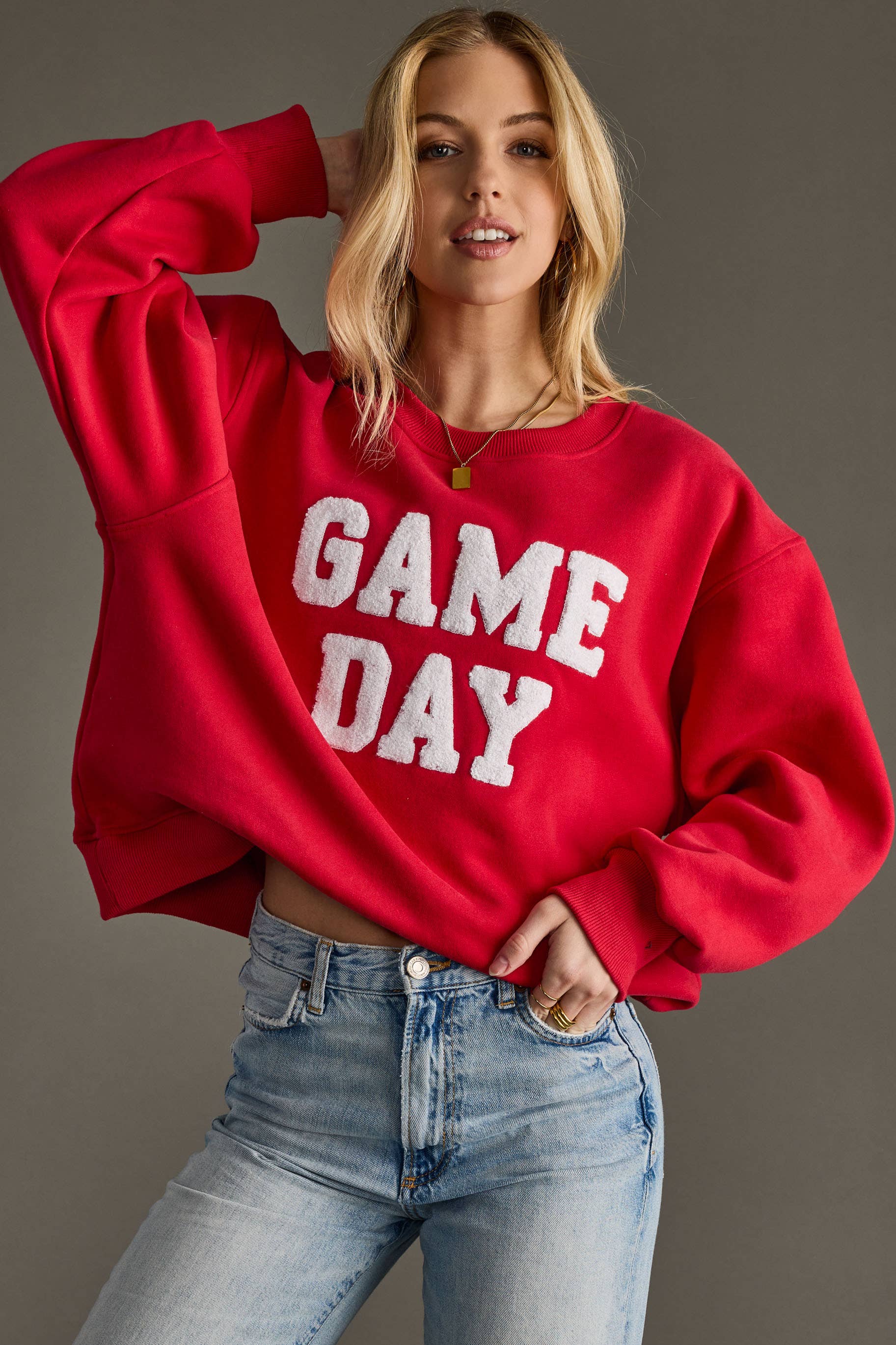 Red Game Day Sweatshirt