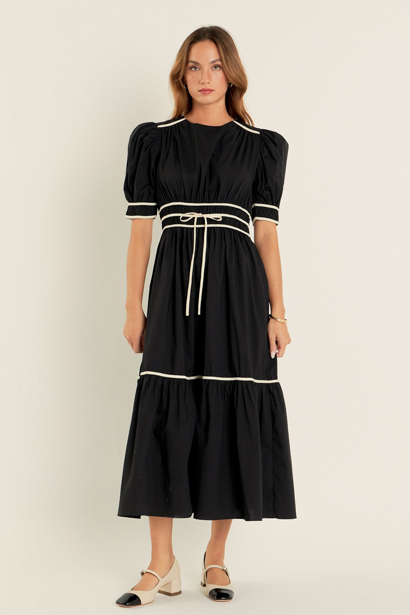 BOW MIDI DRESS