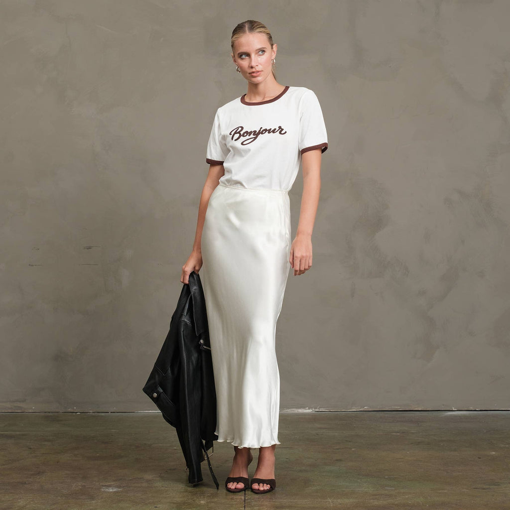 Bonjour Contrast Ringer Tee