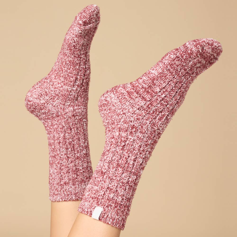 Marshmallow Crew Socks