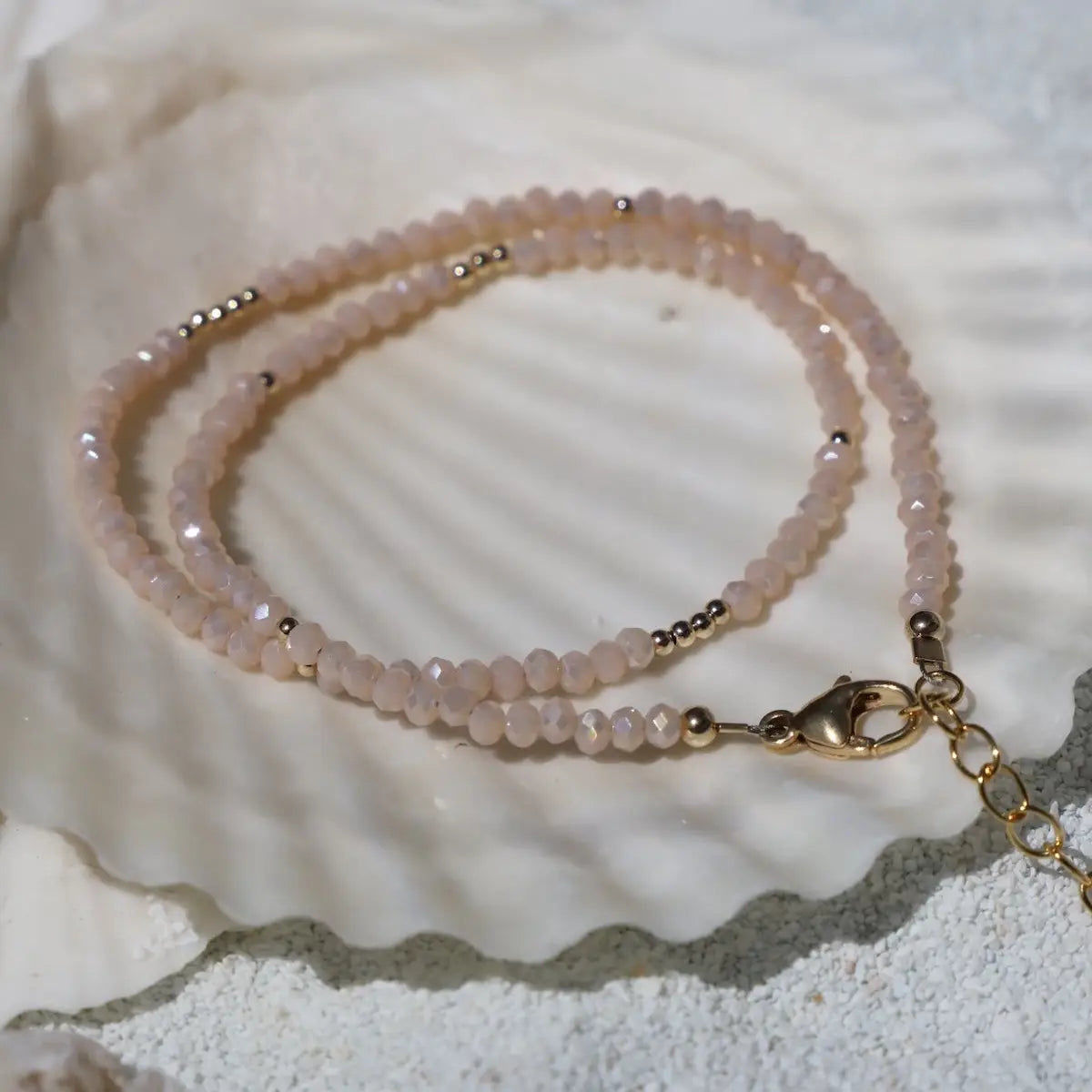 Blush Aura Wrap Bracelet