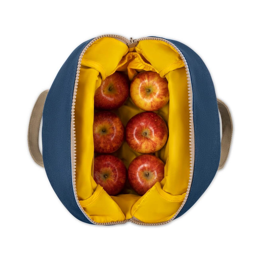 Classic Navy Zipper Lunch Bag