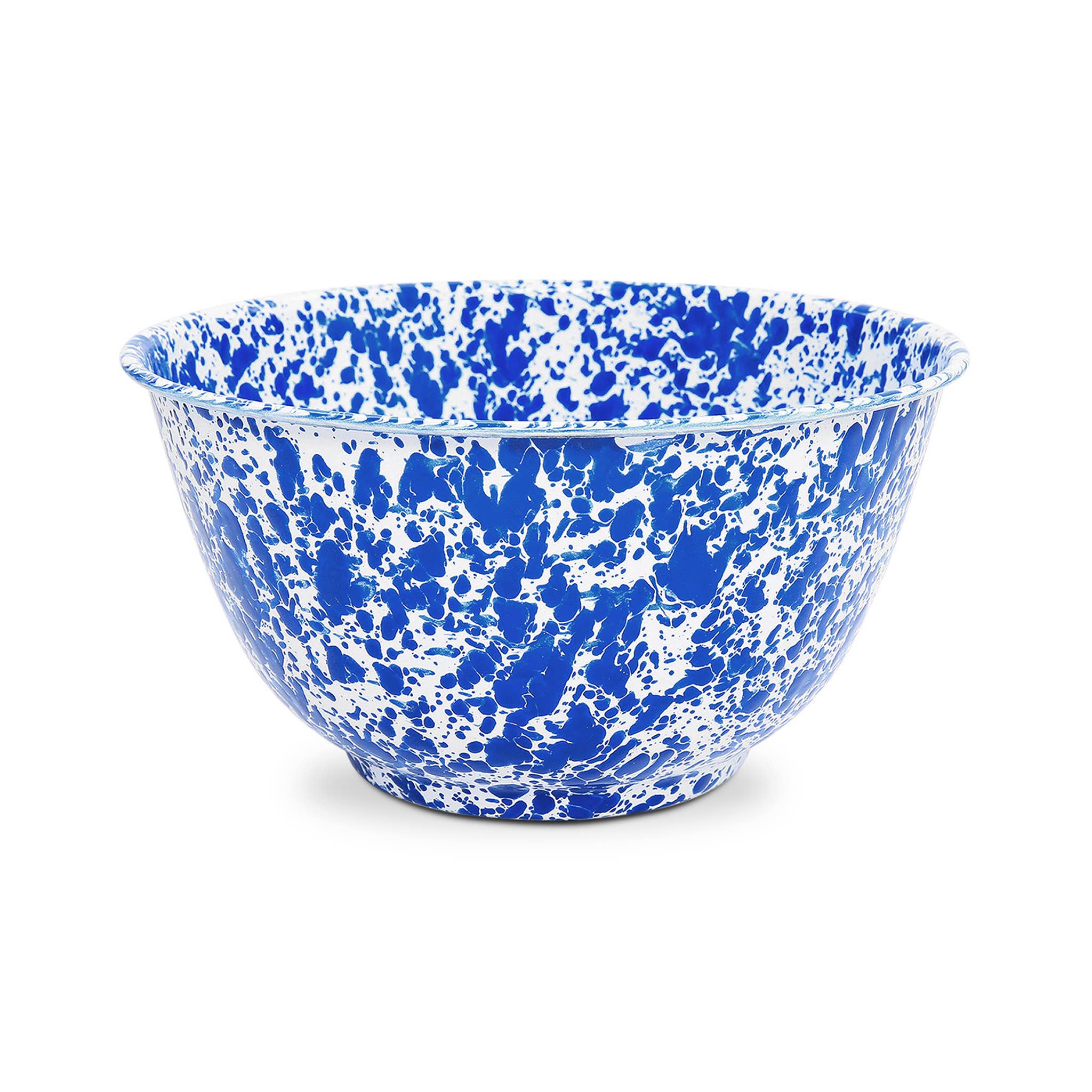 Splatter Enamelware Salad Bowl