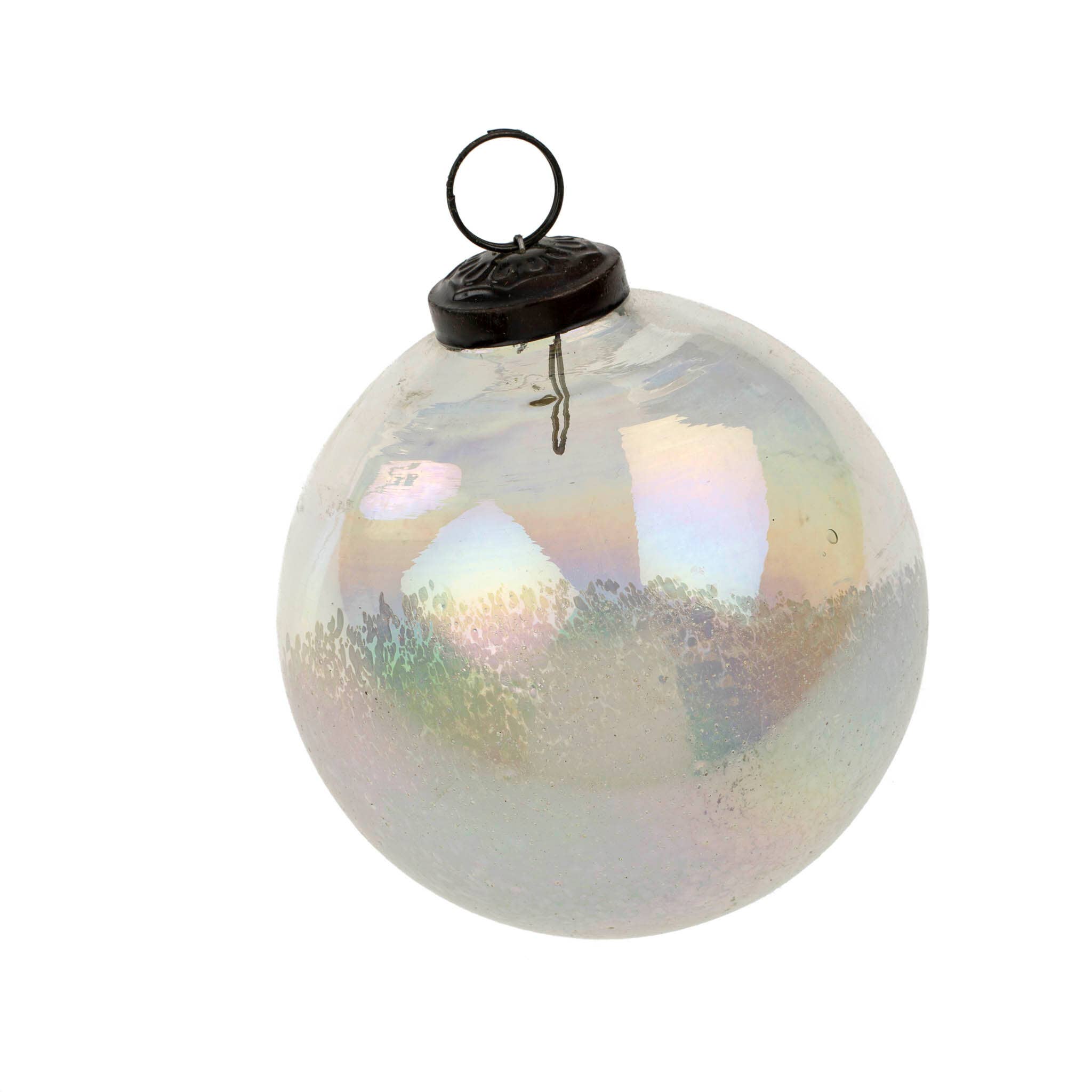 Iridescent Glass Ornament L