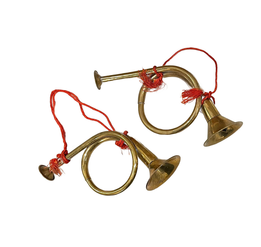 Brass Horn Ornaments
