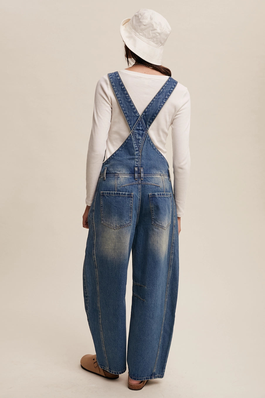 Barrel Jean Denim Overall