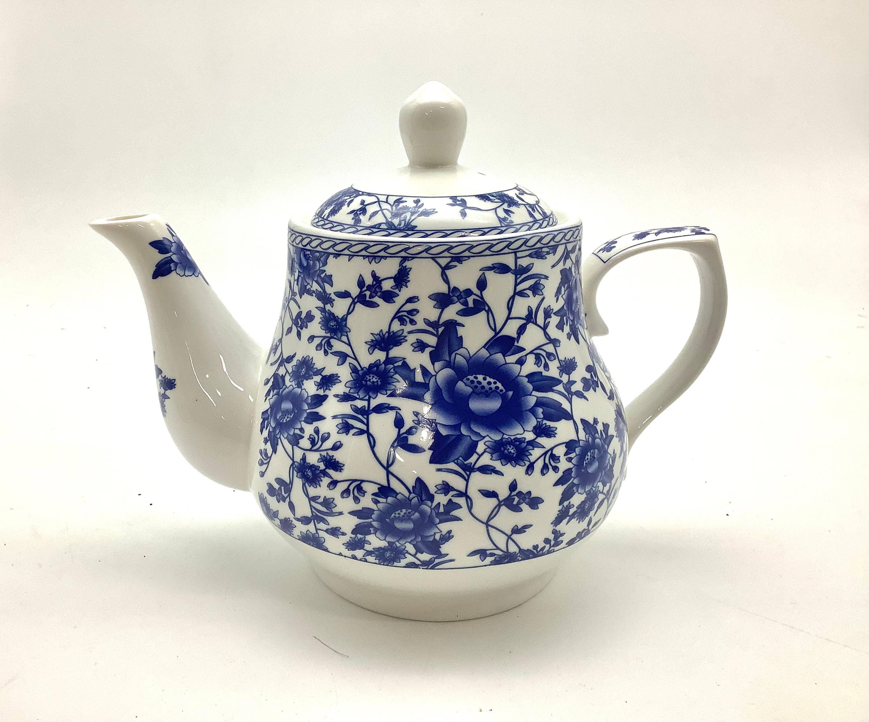 English Garden Flowers Teapot