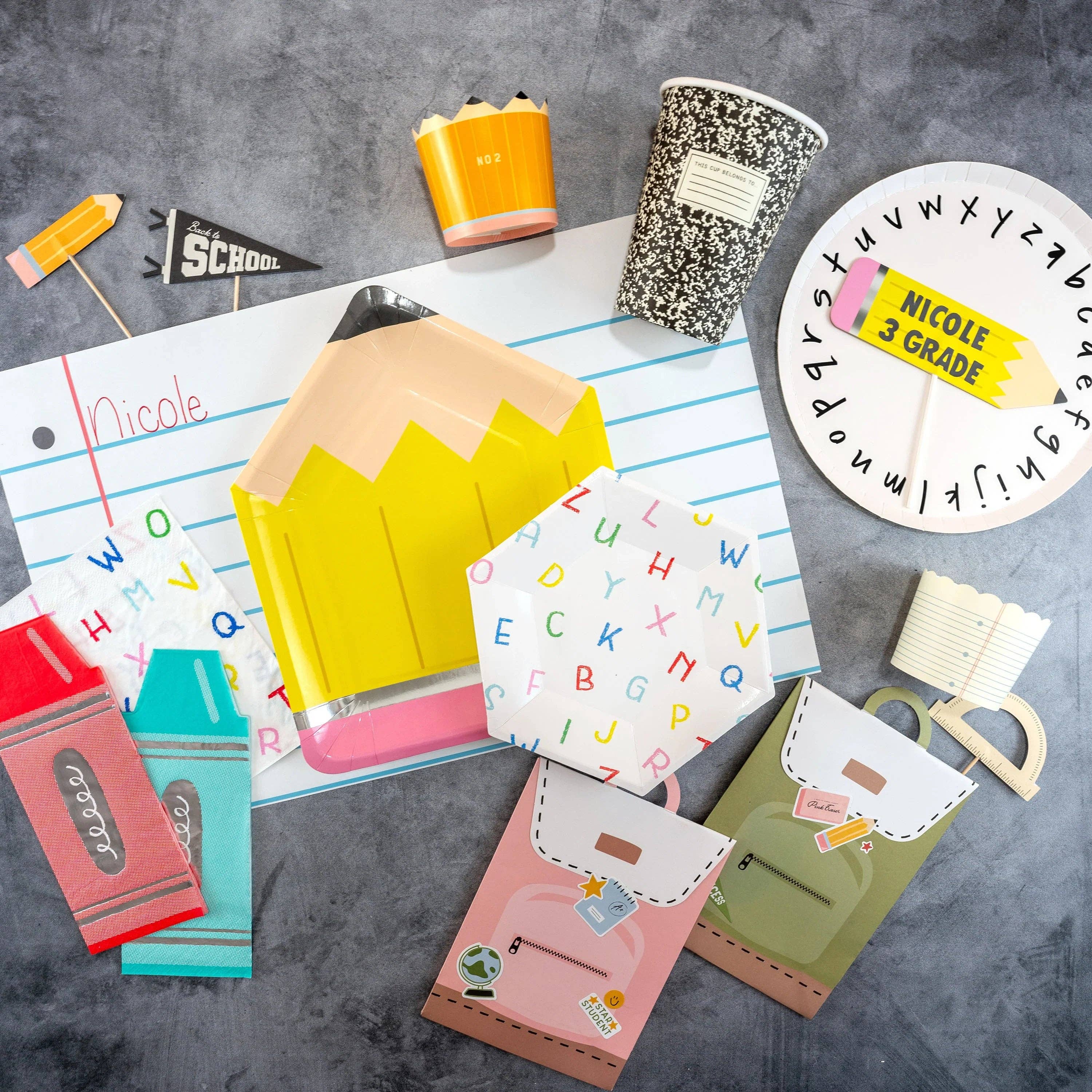 Loose Leaf Paper Placemats