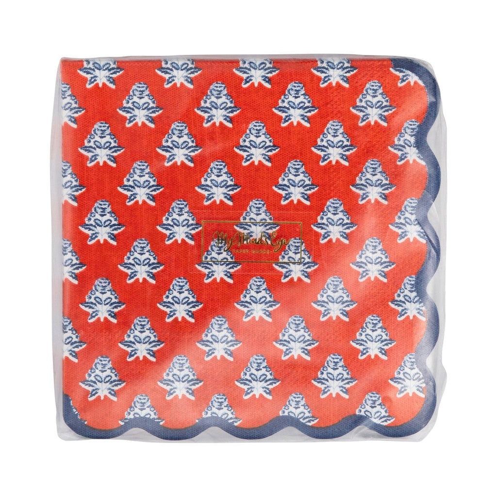 Floral Paper Cocktail Napkins