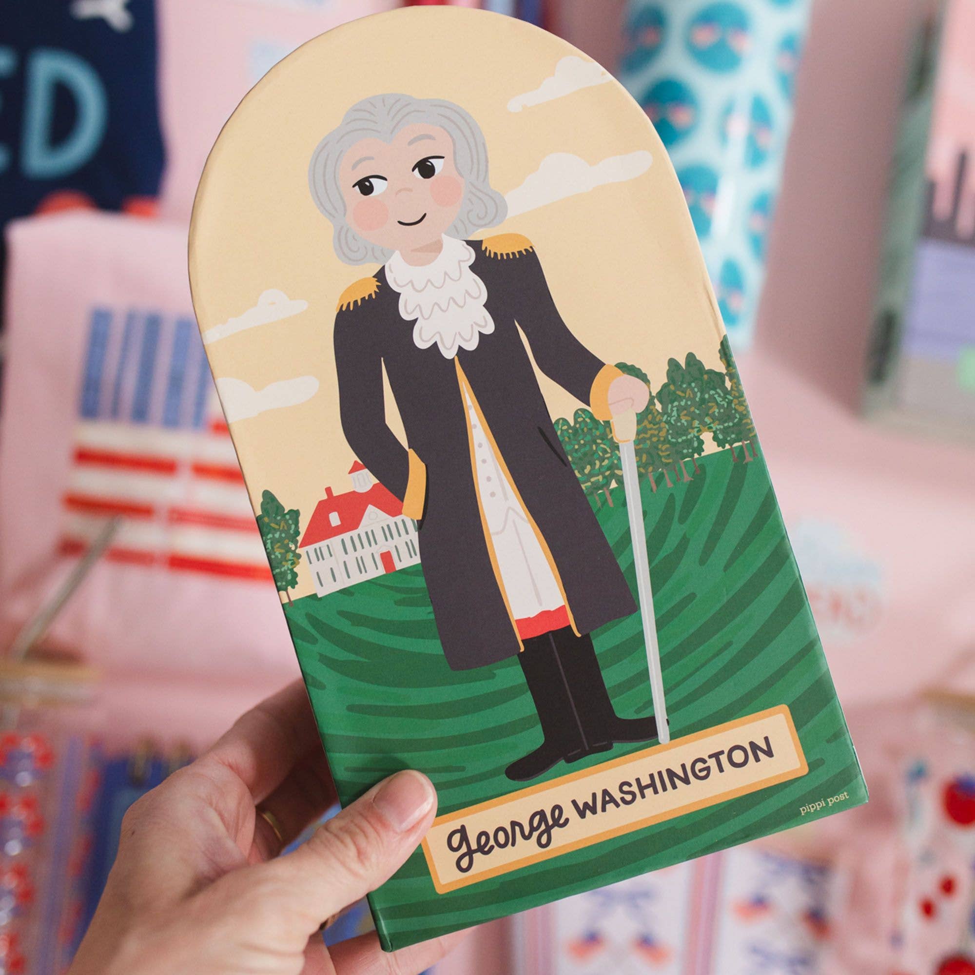 George Washington Lady Liberty Double-Sided Puzzle