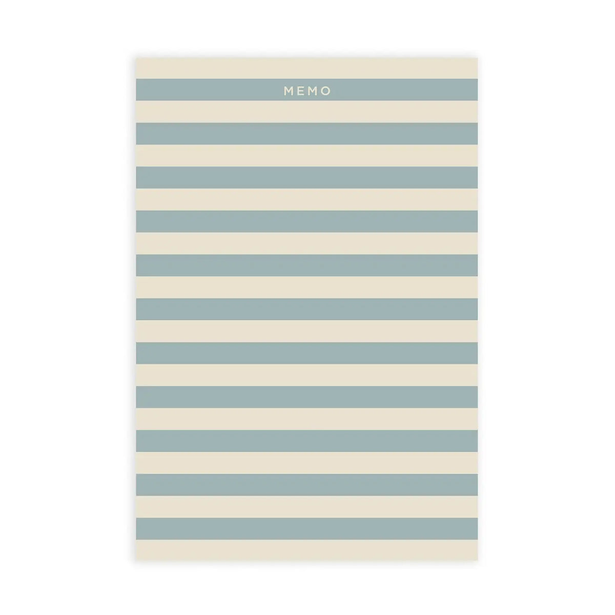 Blue Stripe Memo Notepad