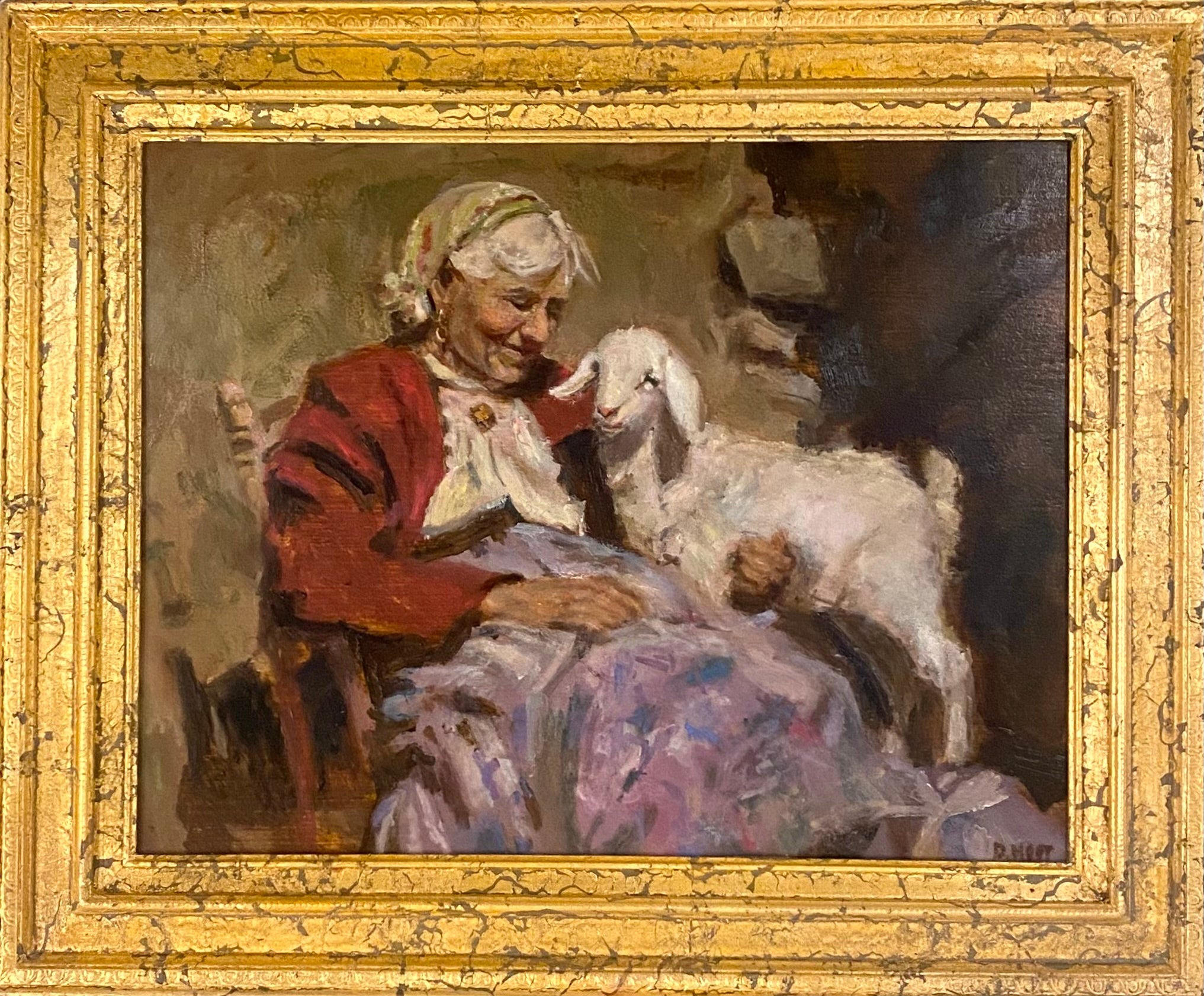 Grandma with Goat