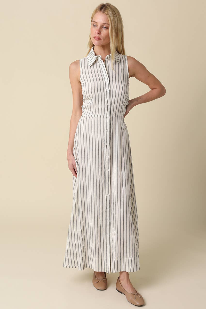 Carly Striped Maxi Dress