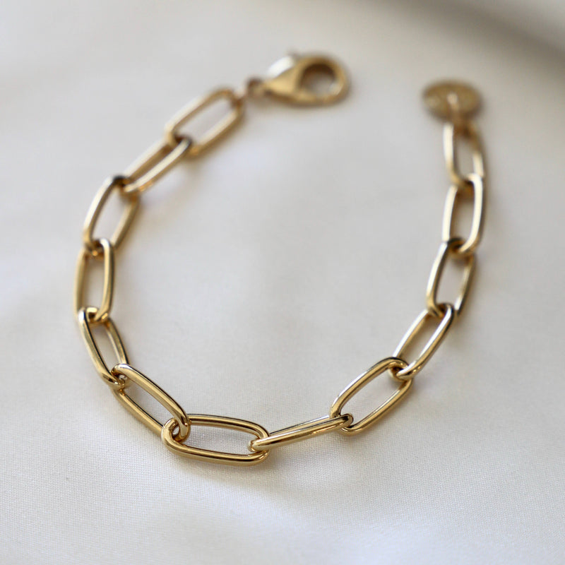 DAVID OVAL CHAIN BRACELET