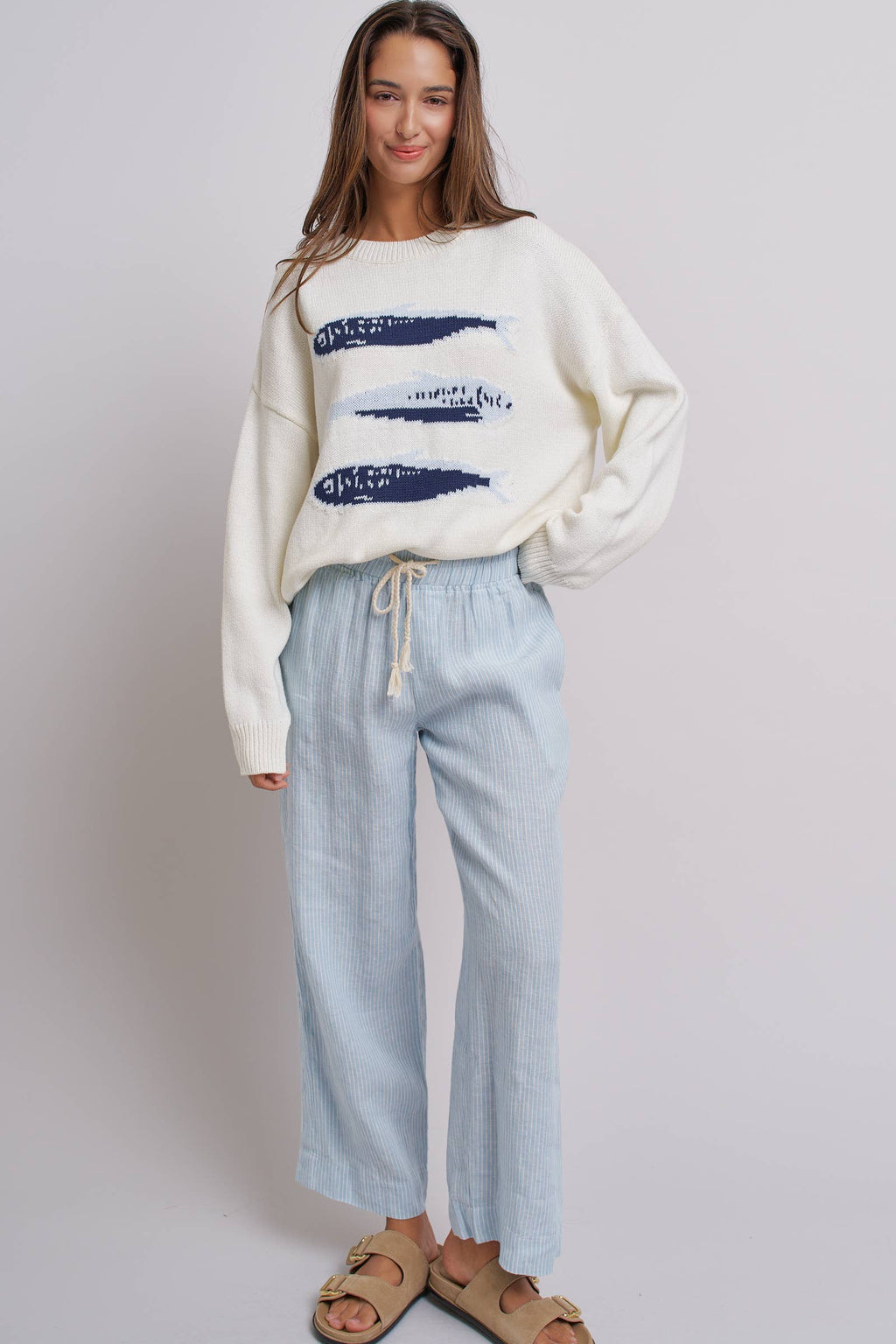 Sardines Oversized Knit Sweater