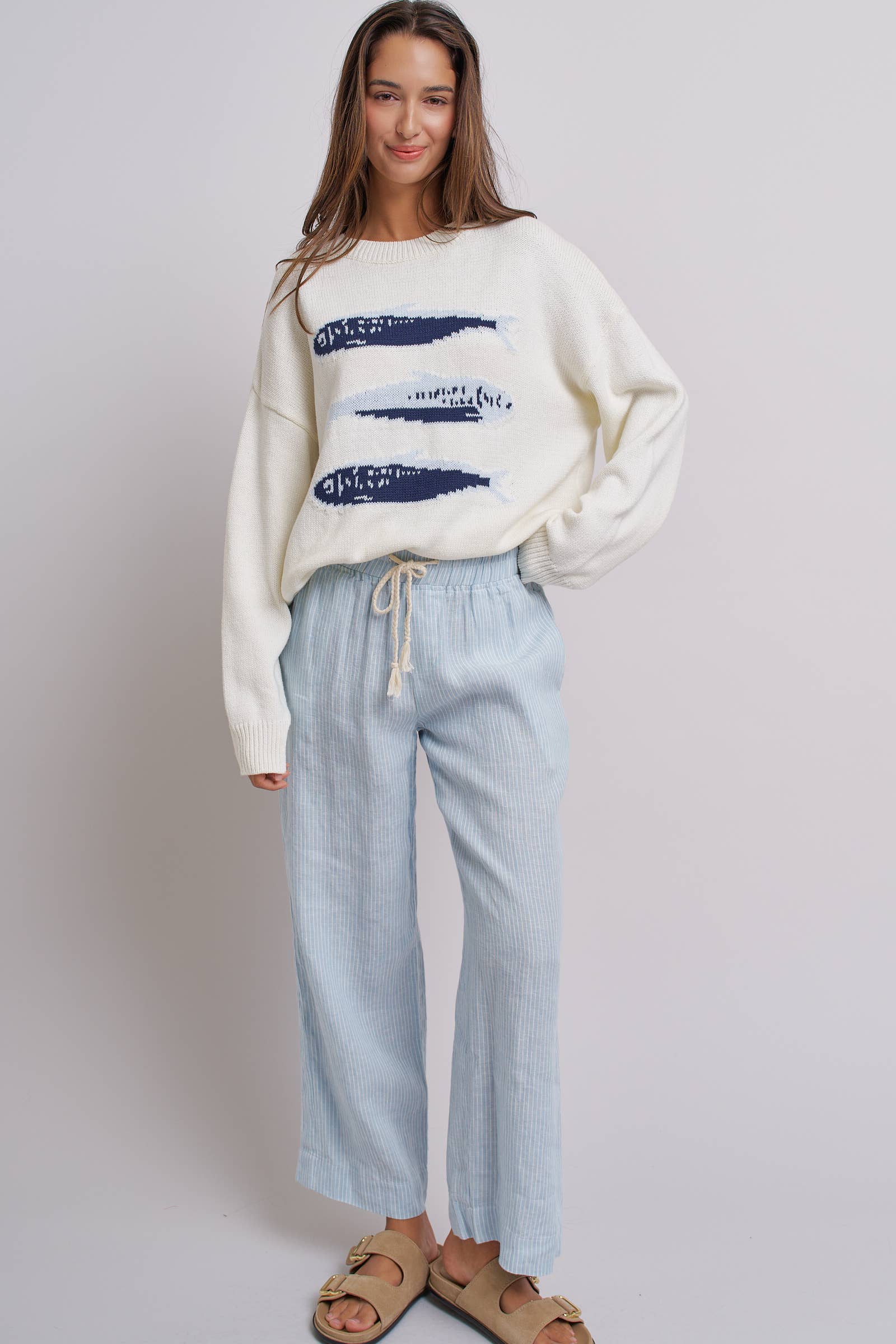 Sardines Oversized Knit Sweater
