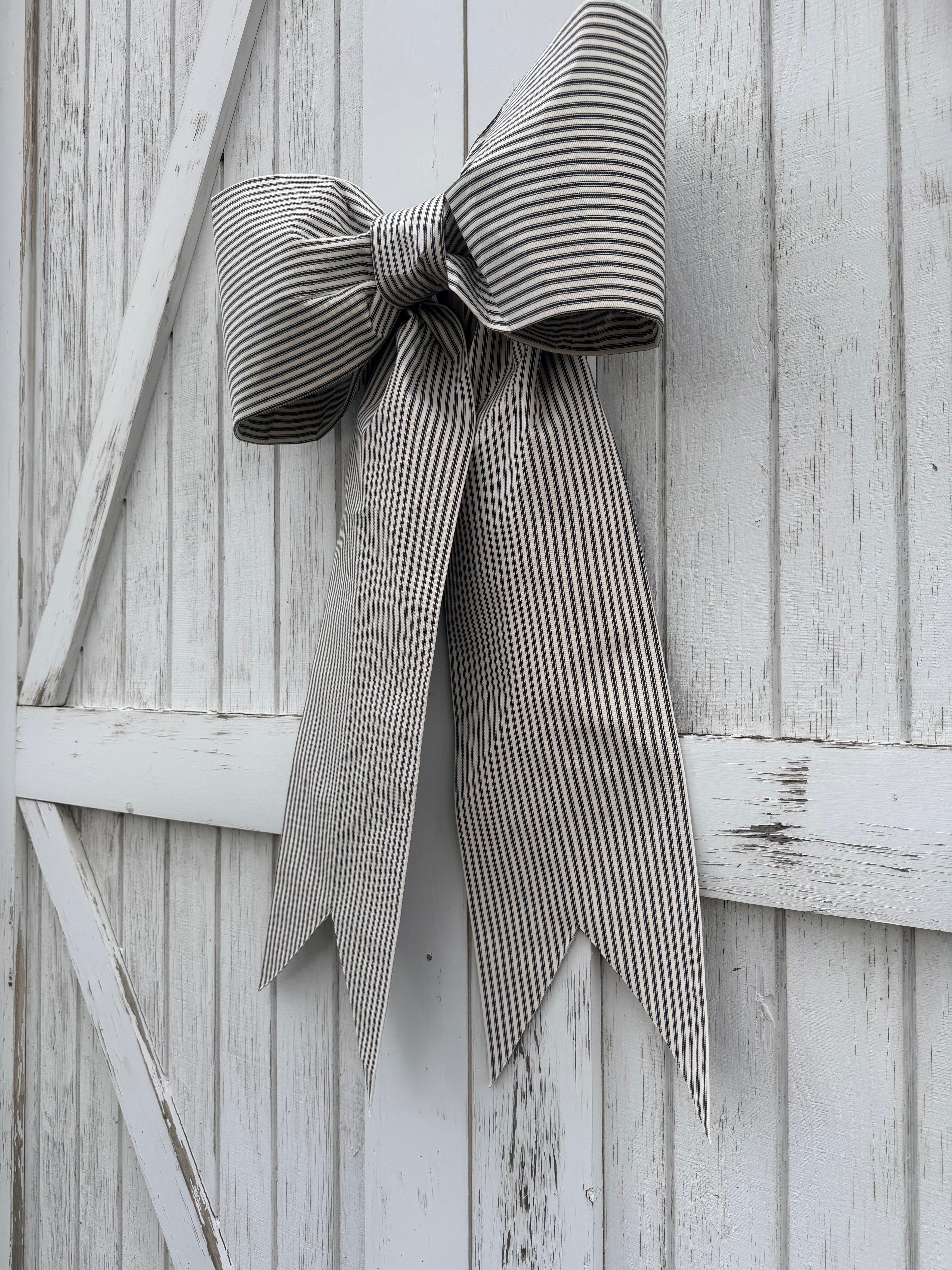 Black/Beige Ticking