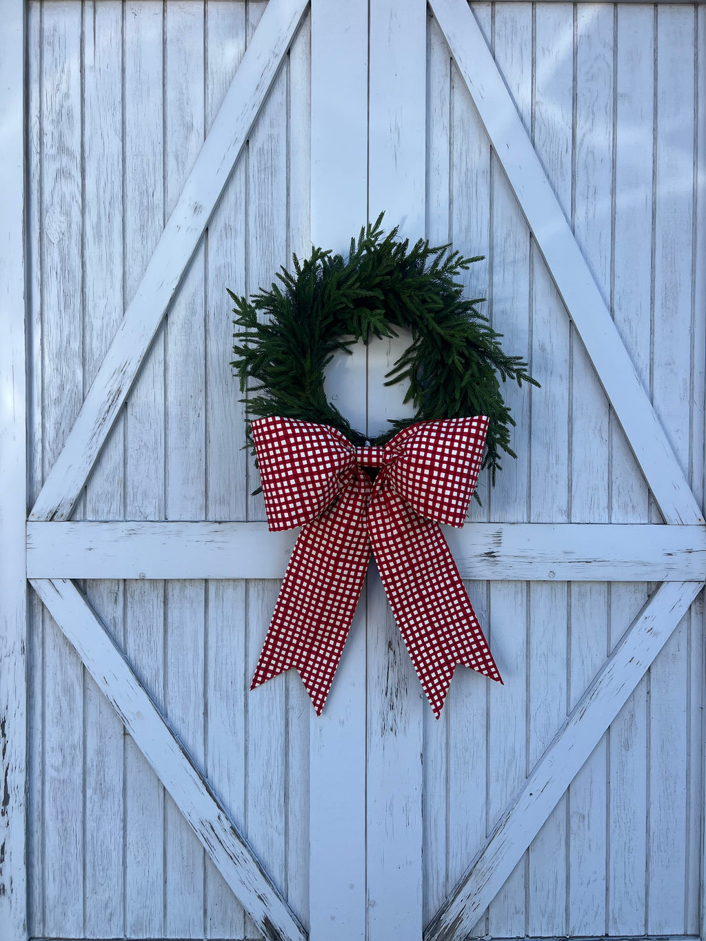 Red Buffalo Check Bow