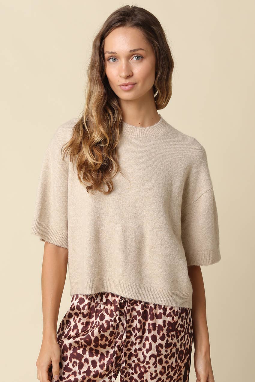 Parker Half-Sleeve Sweater