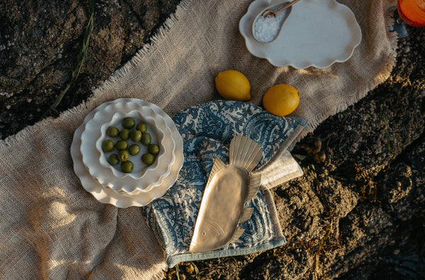 Calypso Scalloped Salad Plate