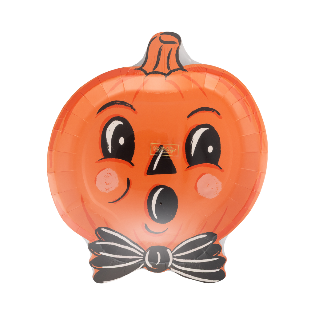 Vintage Pumpkin Paper Plates