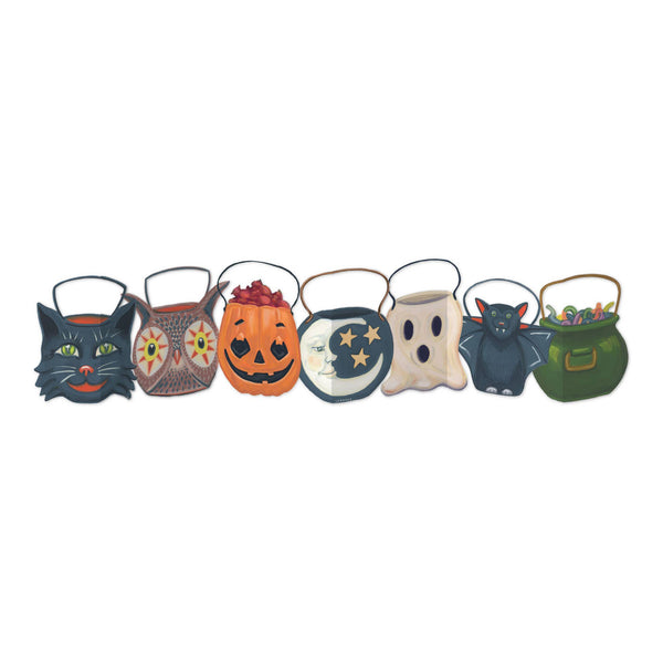 Spooky Sweets Halloween Accordion Greeting Card