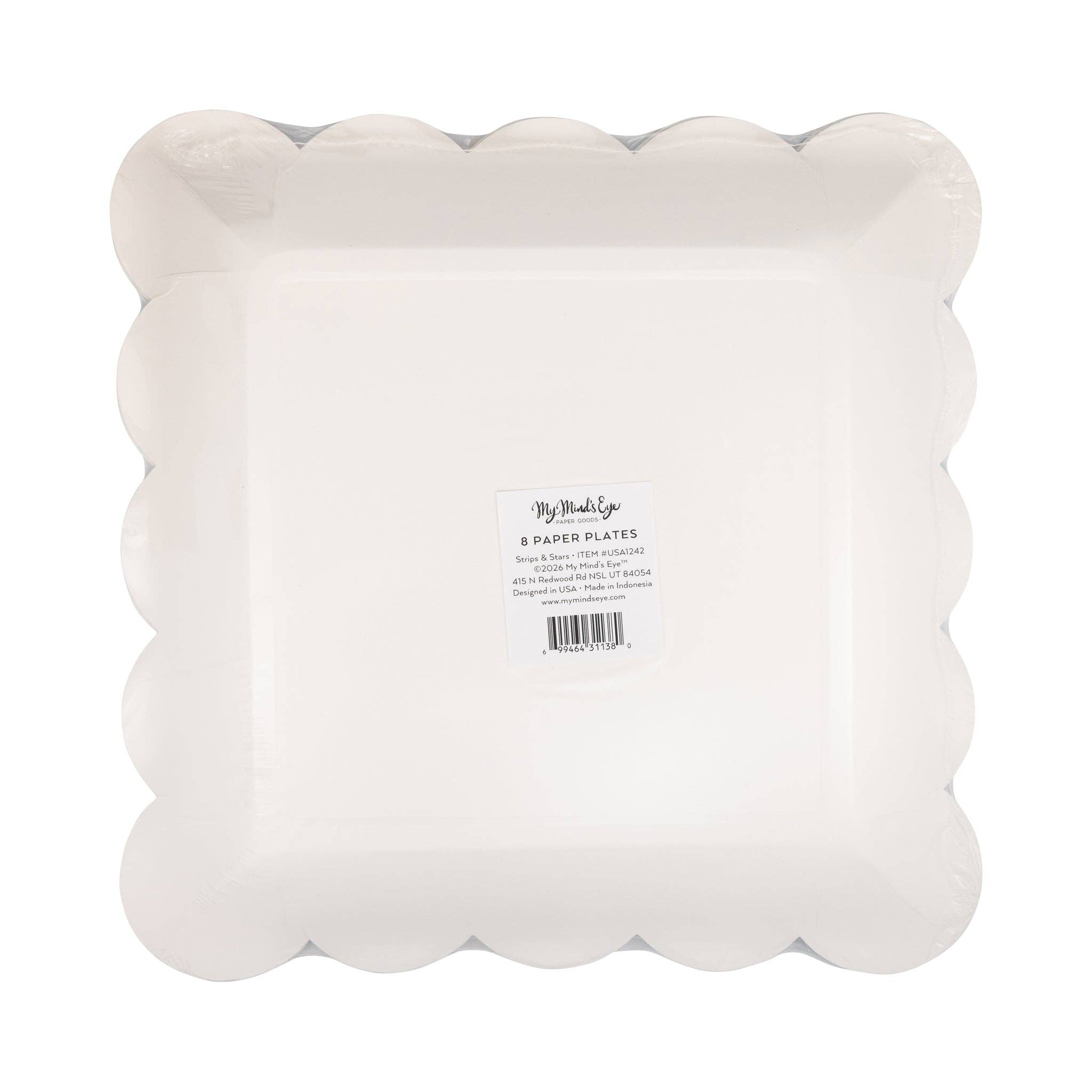 Stripes and Stars Paper Plate Set