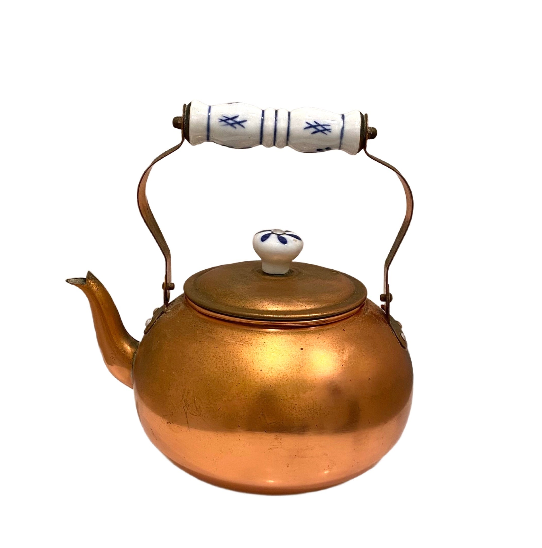 Round Copper Teapot
