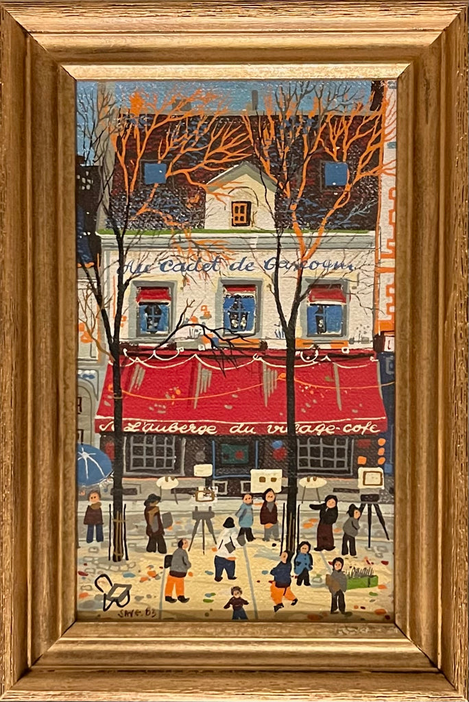 Paris Street I Miniature Folk Art