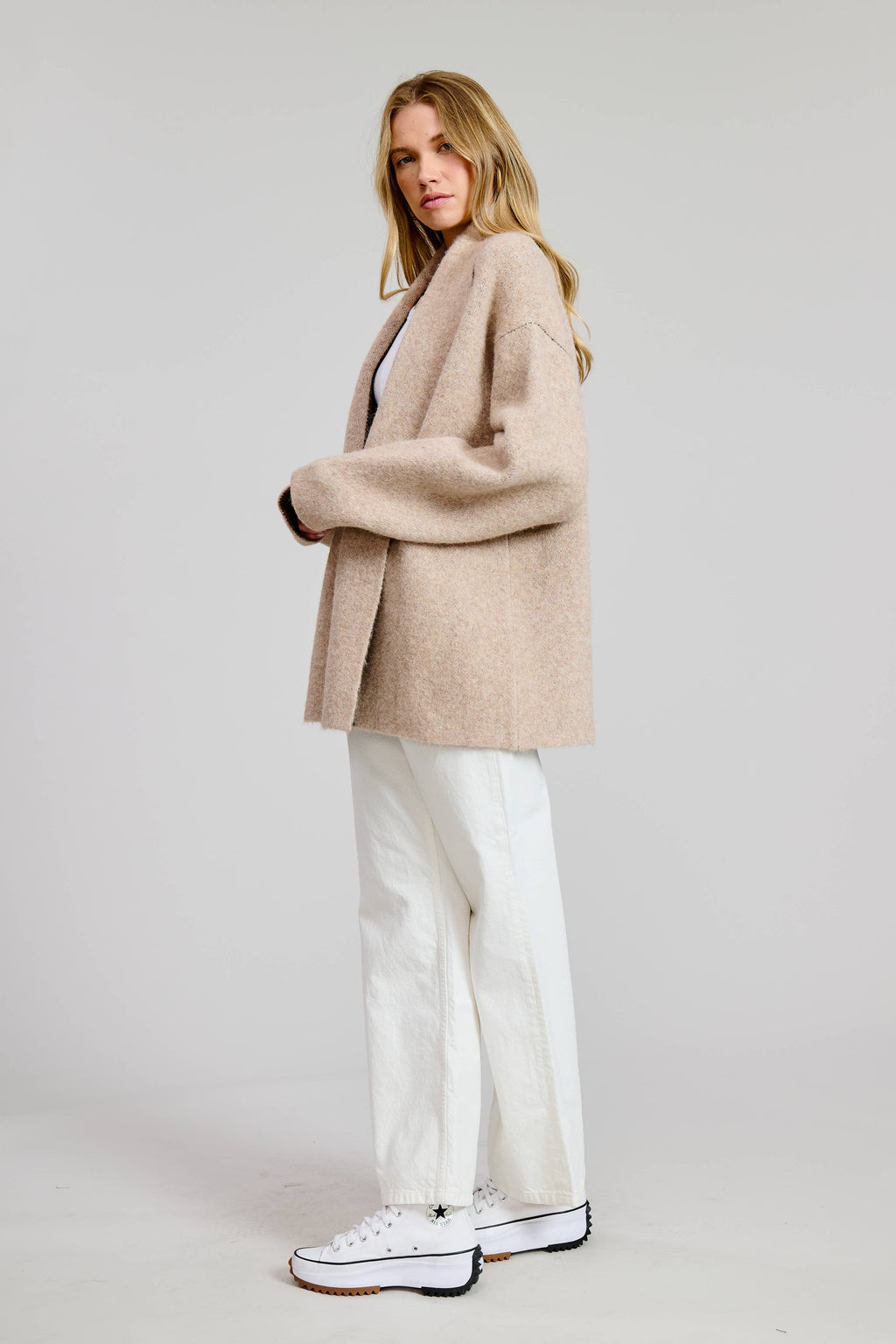 Puppy Jacquard Sweater Cardigan