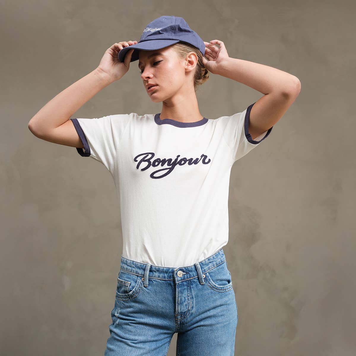 Bonjour Contrast Ringer Tee