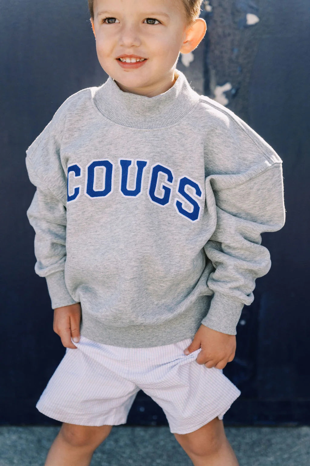 Mini Cougs Mock Neck