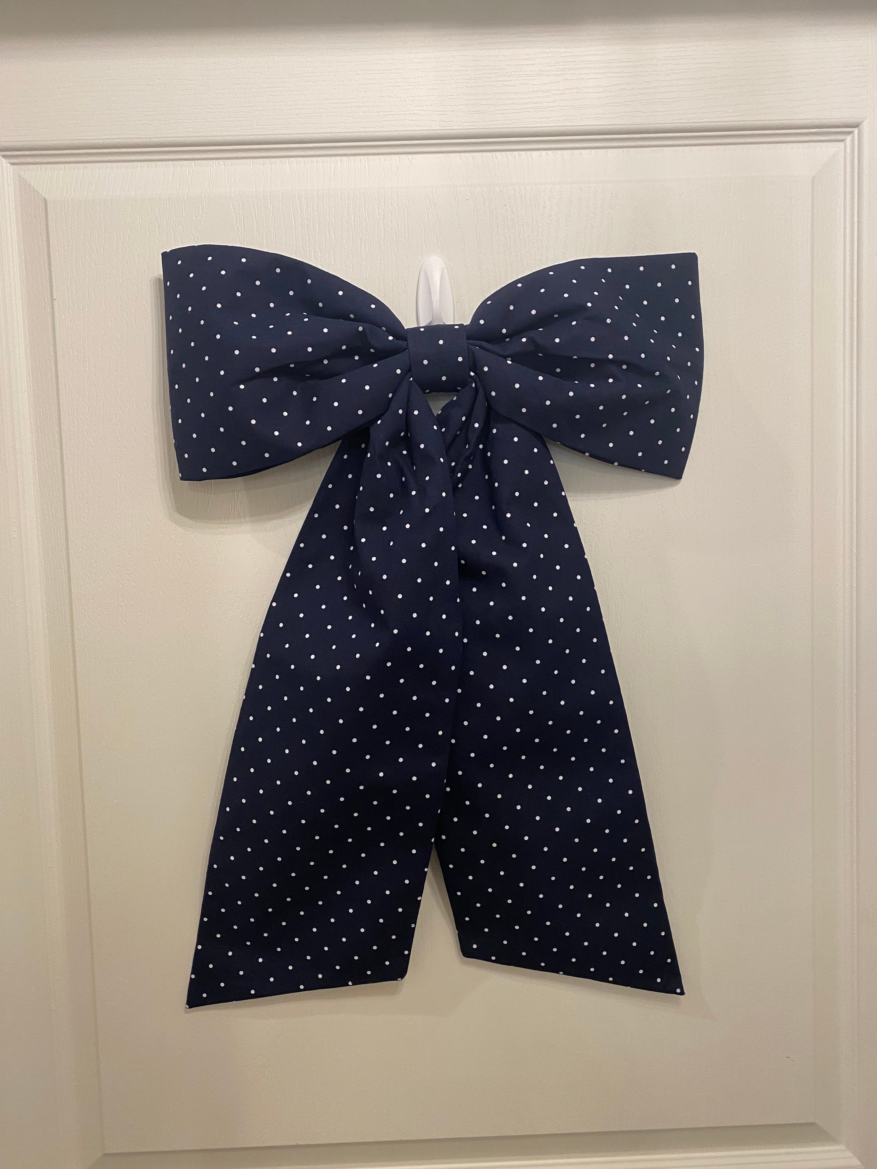 Large Gingham Bow