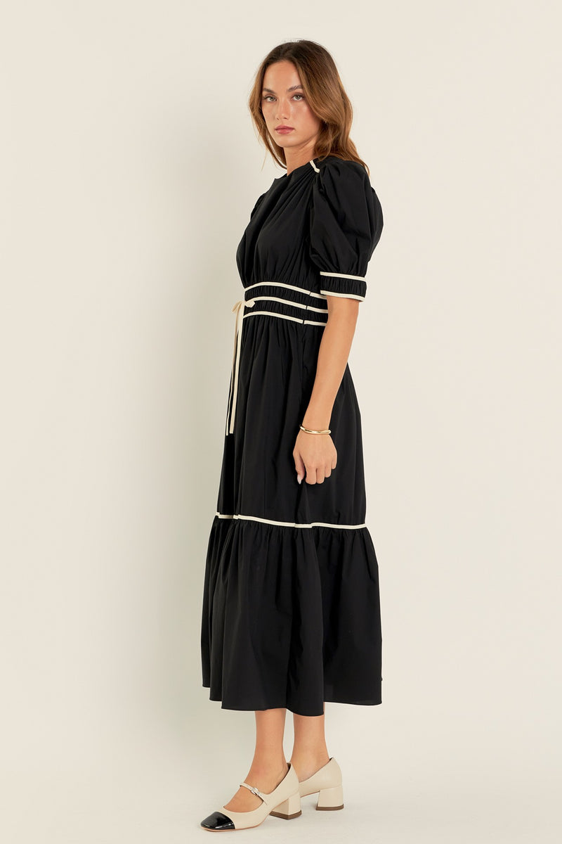 BOW MIDI DRESS